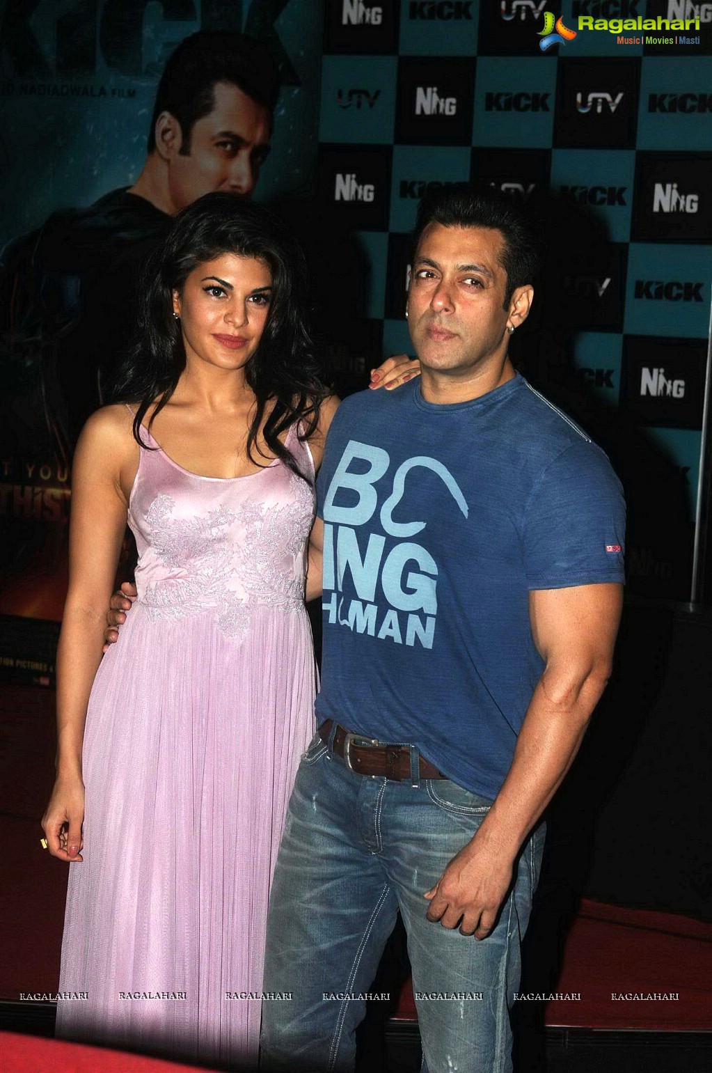 Salman Khan & Jacqueline Fernandez at Kick Song Jumme Ki Raat Launch