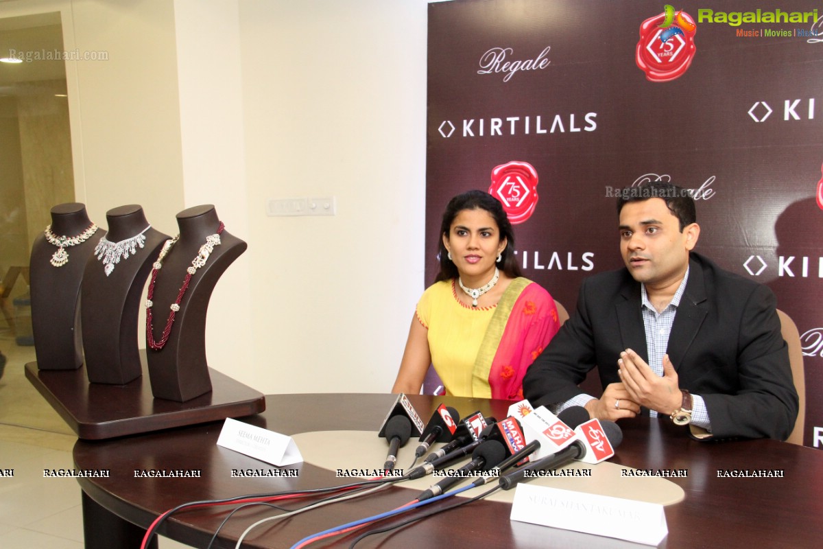 Kirtilals celebrates 75 years with its signature line-'Regale'