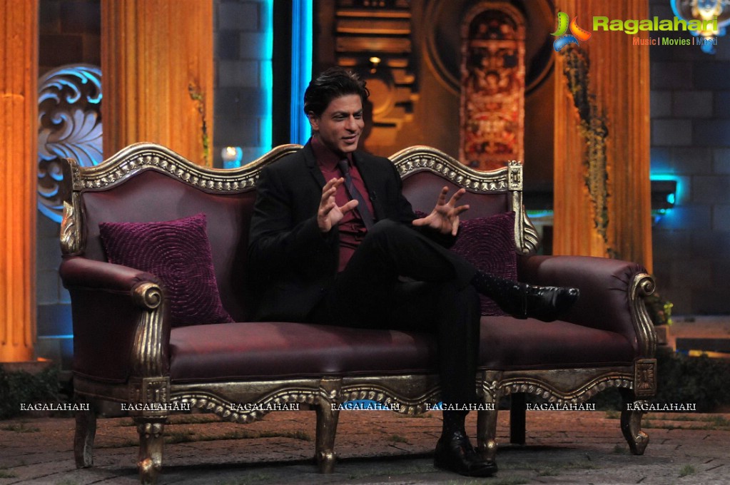 Shah Rukh Khan shoots for Anupam Kher's Chat Show Kuch Bhi Ho Sakta Hai