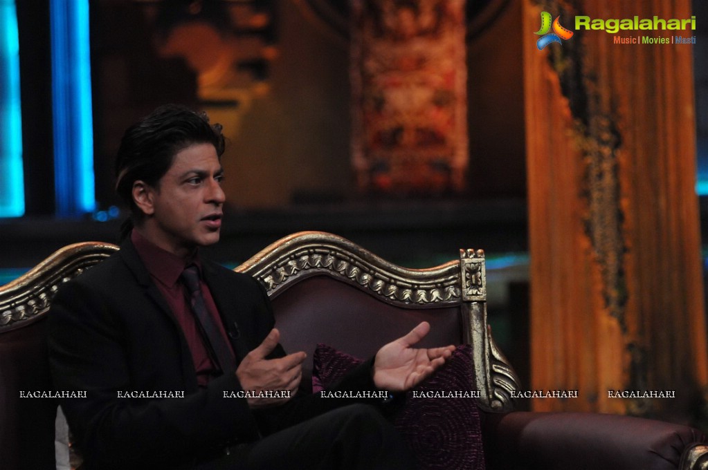 Shah Rukh Khan shoots for Anupam Kher's Chat Show Kuch Bhi Ho Sakta Hai