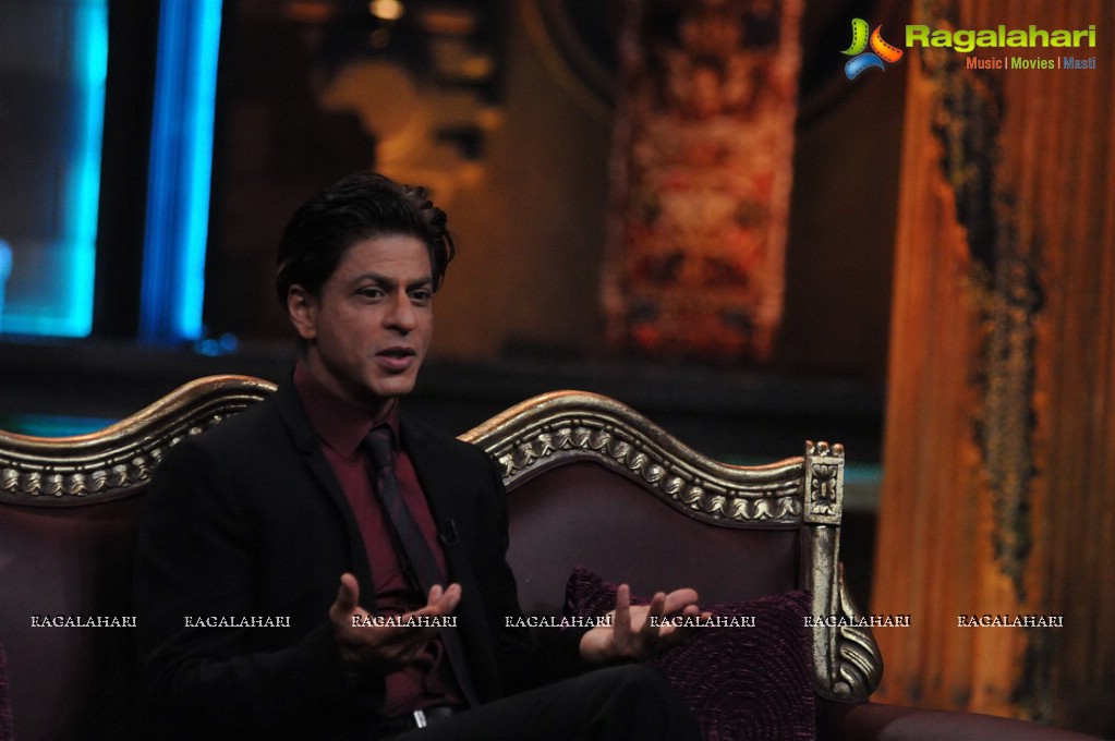 Shah Rukh Khan shoots for Anupam Kher's Chat Show Kuch Bhi Ho Sakta Hai
