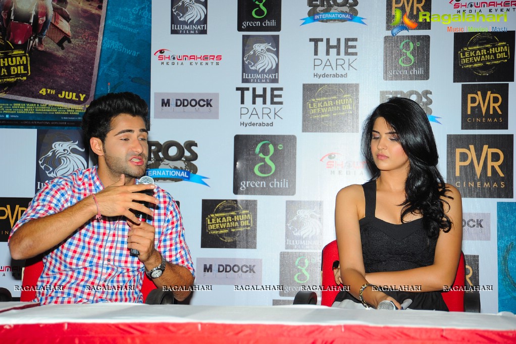 Lekar Hum Deewana Dil Press Meet, Hyderabad