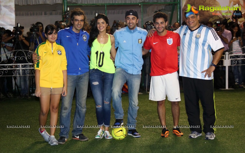 Ranbir Kapoor and Armaan Jain plays football to promote Lekar Hum Deewana Dil