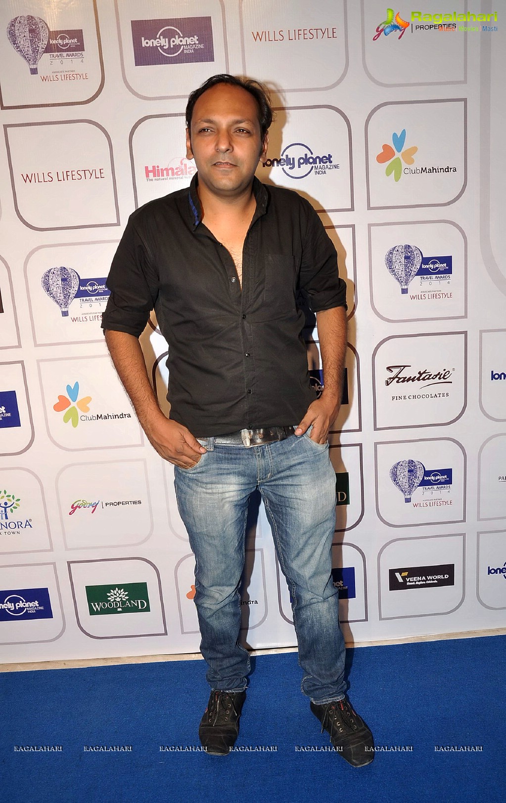 Blue Carpet of The Lonely Planet Magazine India Travel Awards 2014