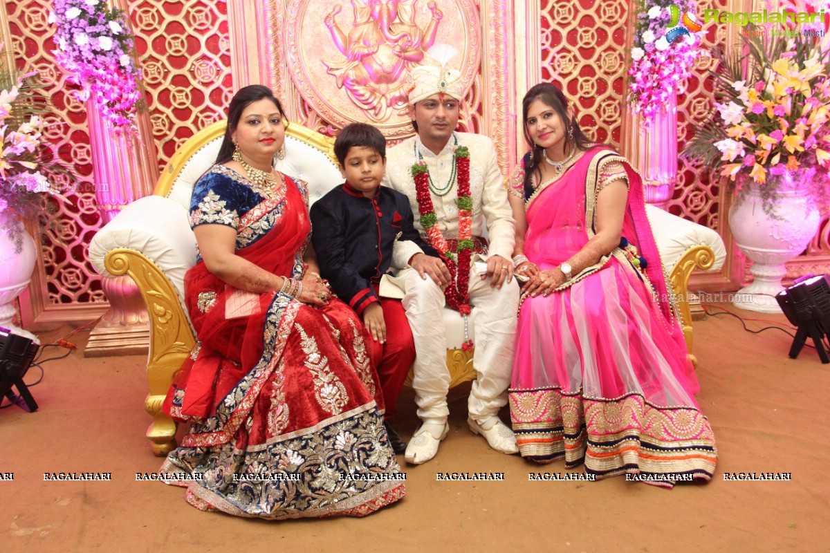 Navneet-Pooja Wedding Reception at Haryana Bhavan, Hyderabad