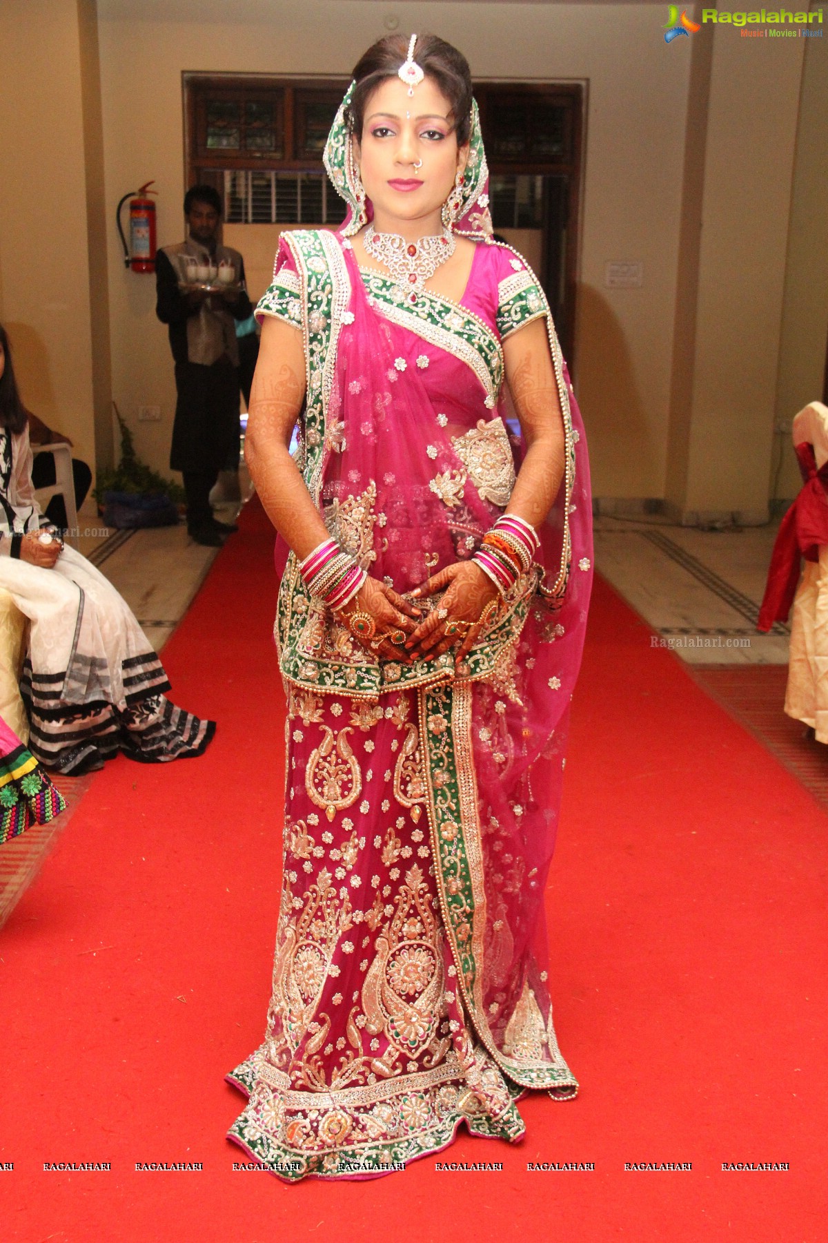 Navneet-Pooja Wedding Reception at Haryana Bhavan, Hyderabad