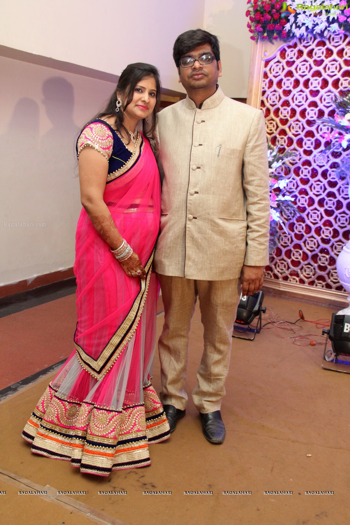 Navneet-Pooja Wedding Reception at Haryana Bhavan, Hyderabad