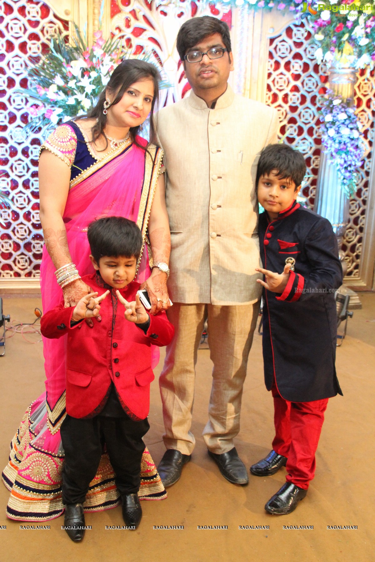 Navneet-Pooja Wedding Reception at Haryana Bhavan, Hyderabad