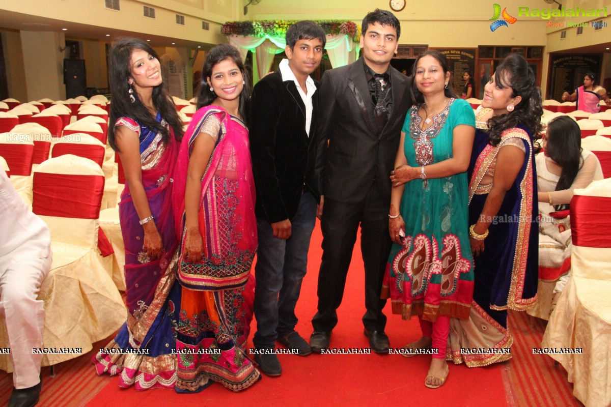 Navneet-Pooja Wedding Reception at Haryana Bhavan, Hyderabad