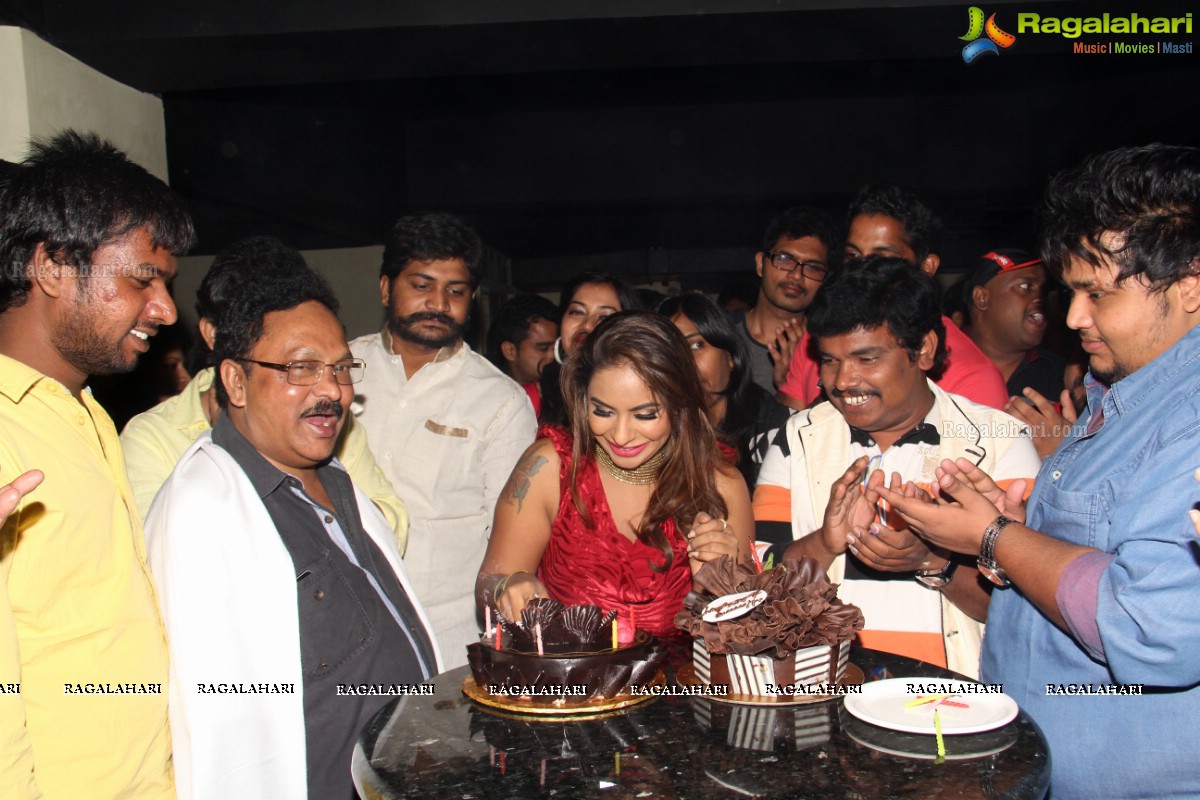 Sri Reddy Birthday Bash 2014 at Taj Banjara, Hyderabad
