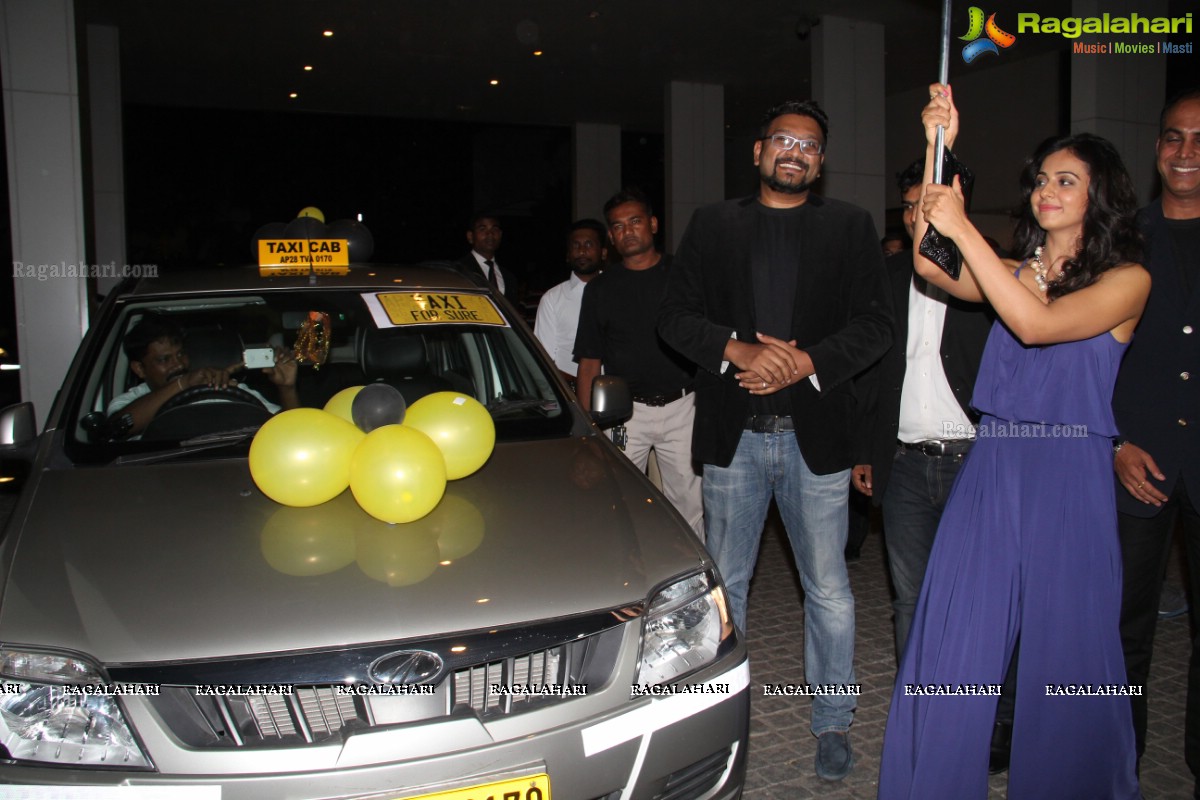 Rakul Preet Singh flags off Taxi For Sure in Hyderabad