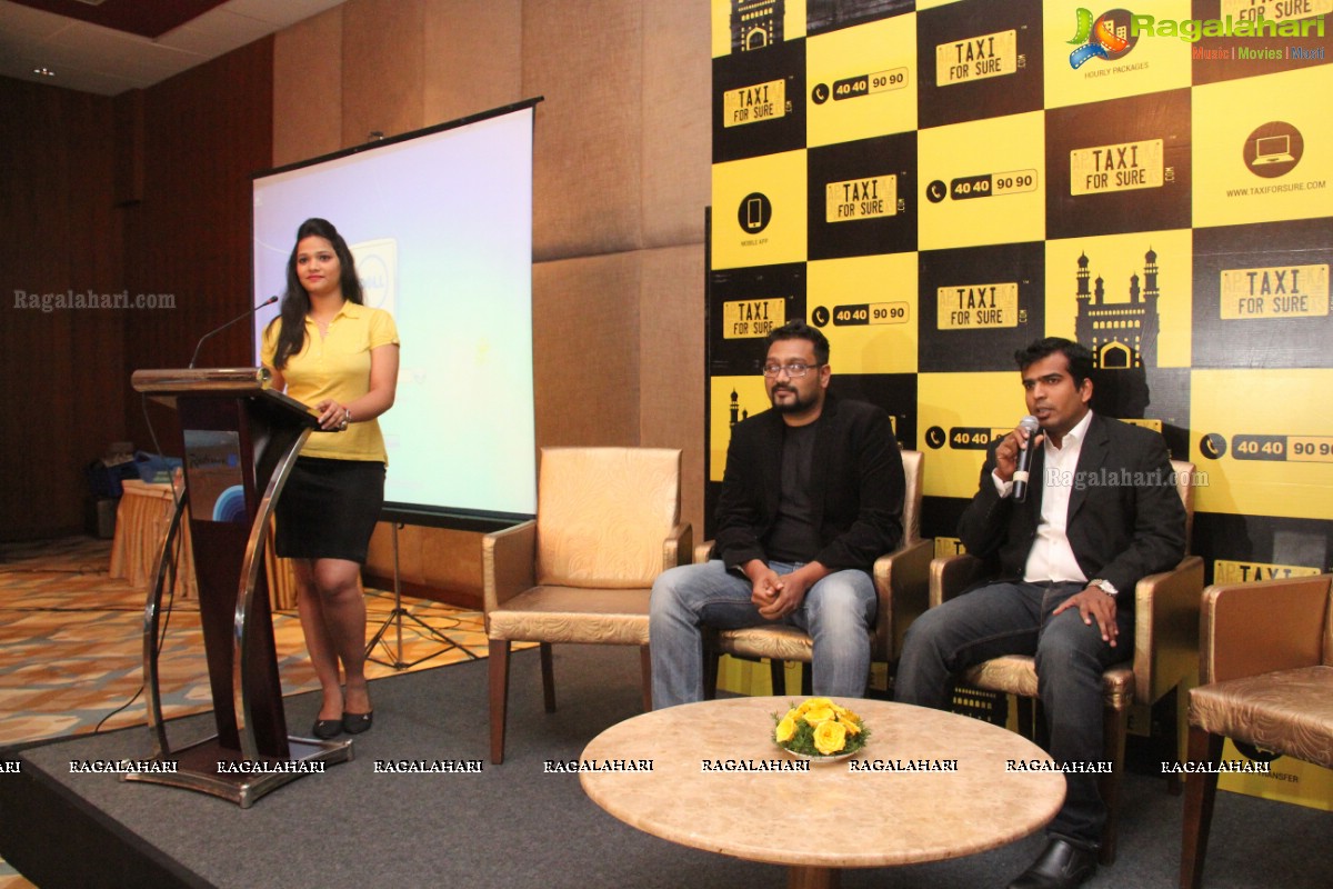 Rakul Preet Singh flags off Taxi For Sure in Hyderabad