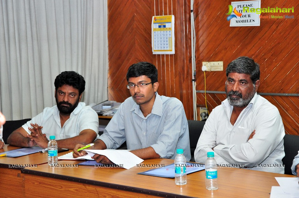 Movie Artists Welfare Committee Members With Chairman Naresh