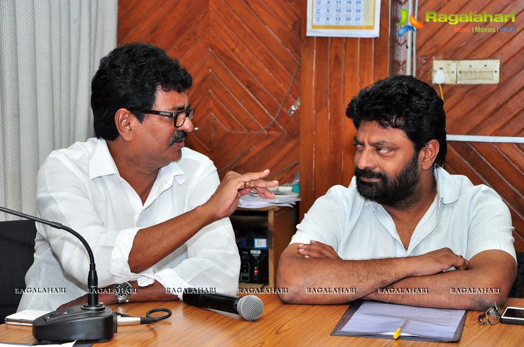 Movie Artists Welfare Committee Members With Chairman Naresh