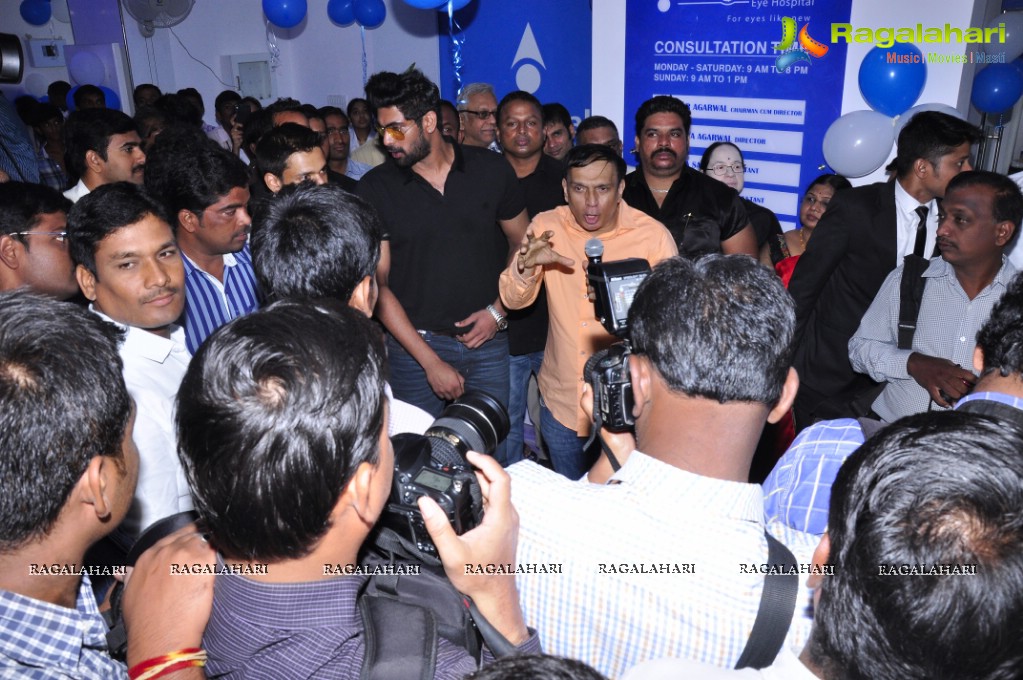 Rana Daggubati inaugurates Dr. Agarwal Eye Hospital at Santosh Nagar, Hyderabad