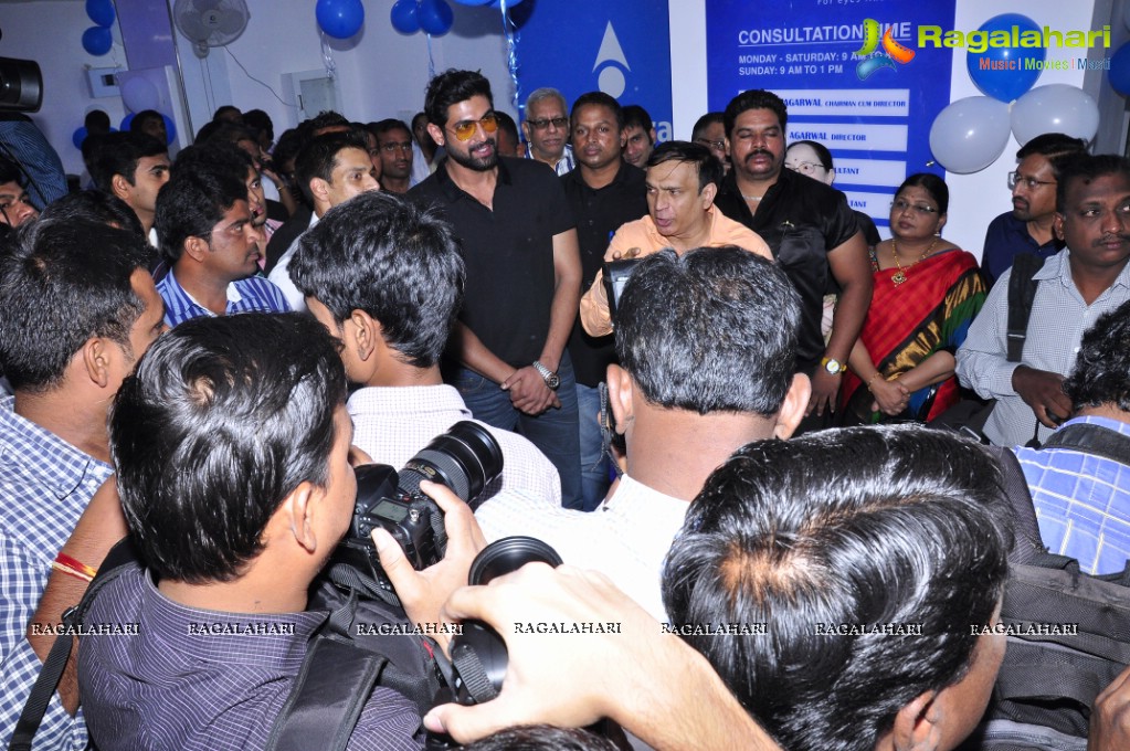 Rana Daggubati inaugurates Dr. Agarwal Eye Hospital at Santosh Nagar, Hyderabad