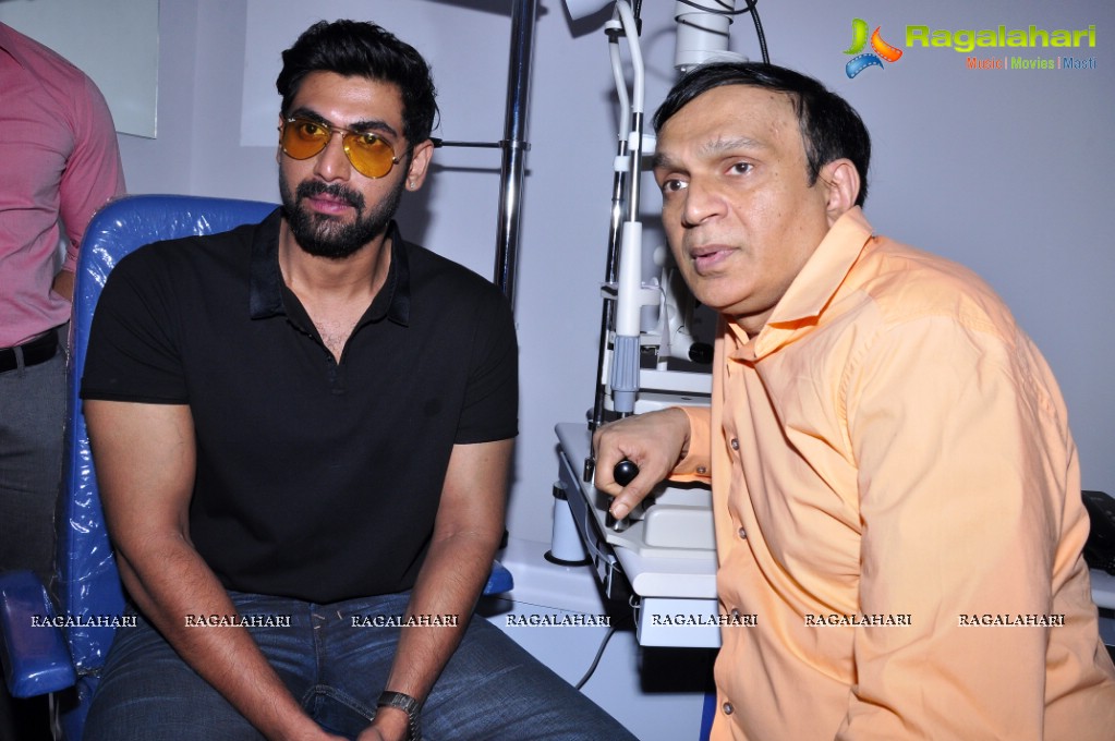 Rana Daggubati inaugurates Dr. Agarwal Eye Hospital at Santosh Nagar, Hyderabad