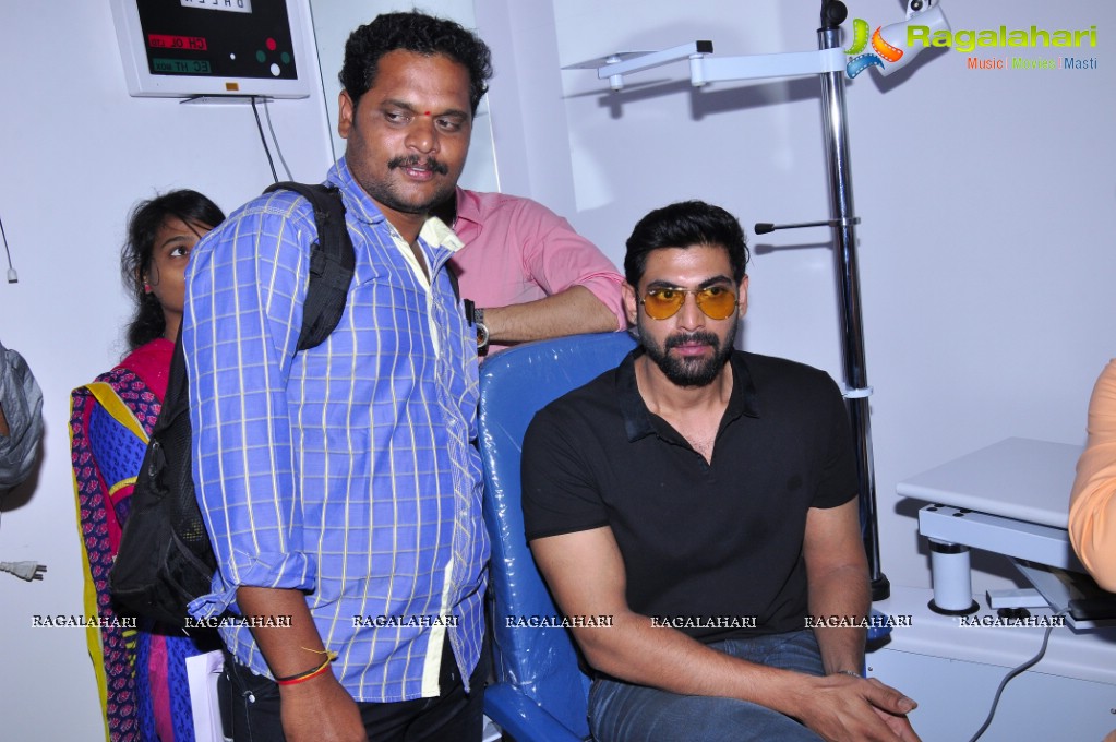 Rana Daggubati inaugurates Dr. Agarwal Eye Hospital at Santosh Nagar, Hyderabad