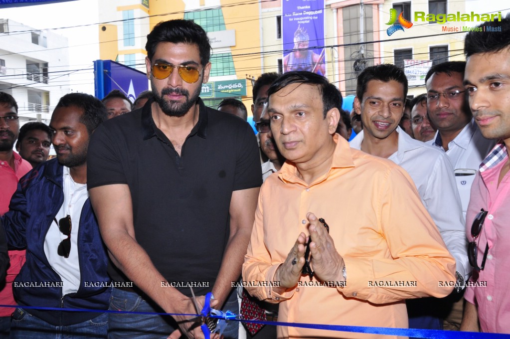 Rana Daggubati inaugurates Dr. Agarwal Eye Hospital at Santosh Nagar, Hyderabad