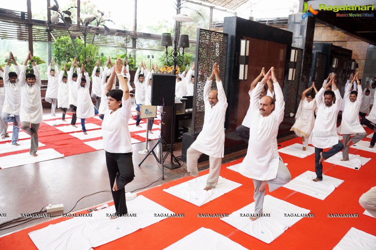 International Yoga Day Celebrations by Apollo Hospitals