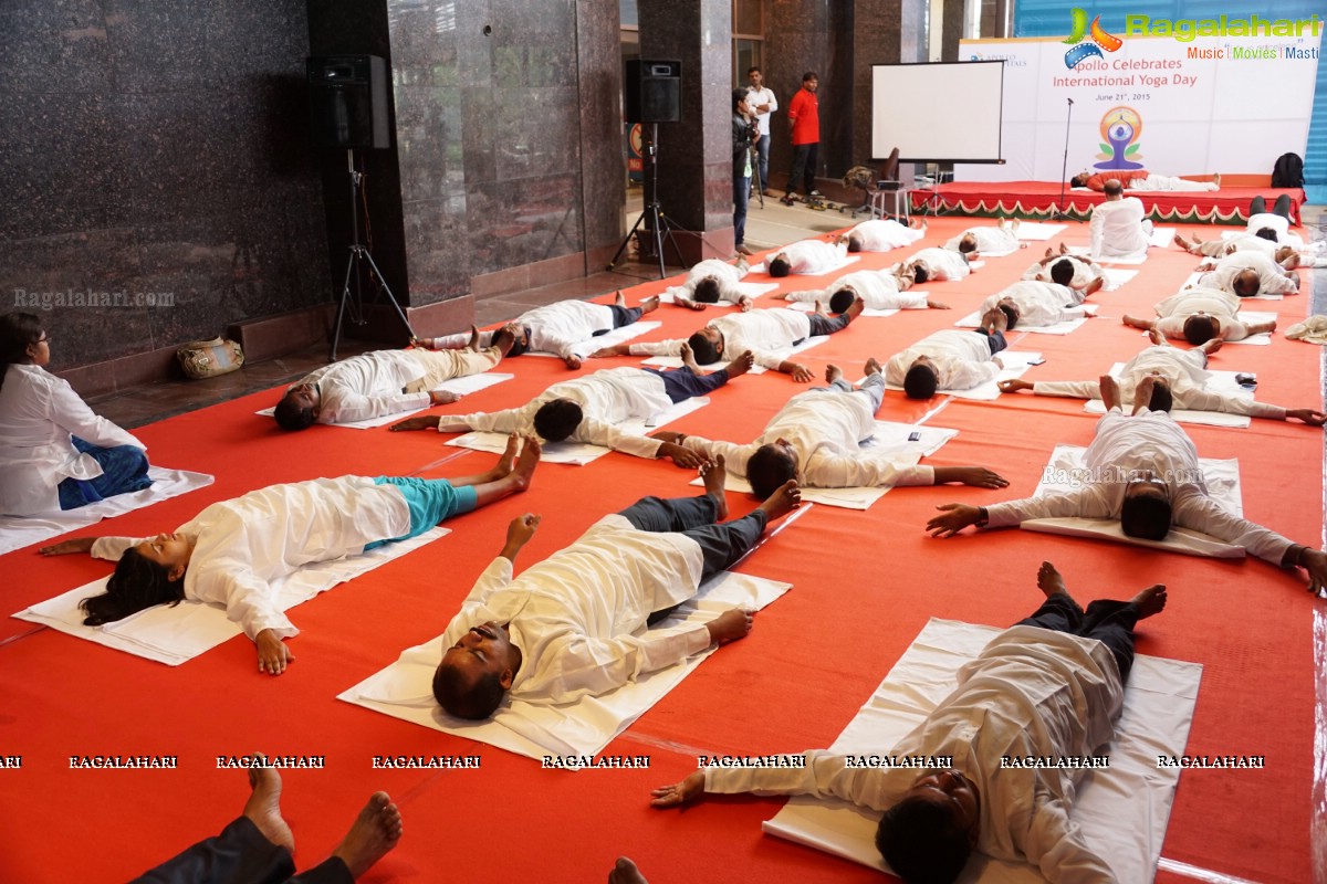 International Yoga Day Celebrations by Apollo Hospitals