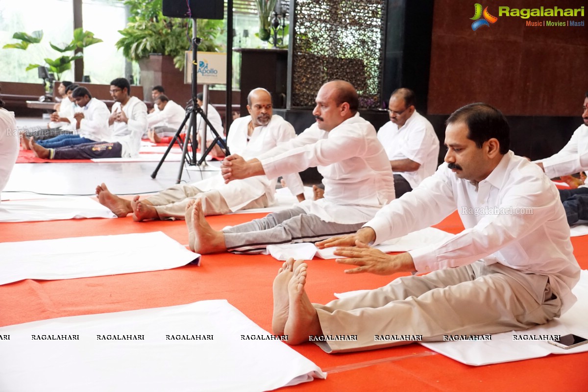 International Yoga Day Celebrations by Apollo Hospitals