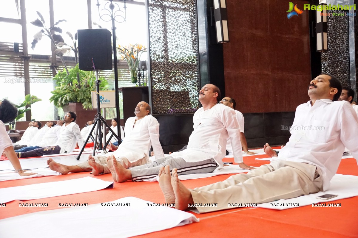 International Yoga Day Celebrations by Apollo Hospitals