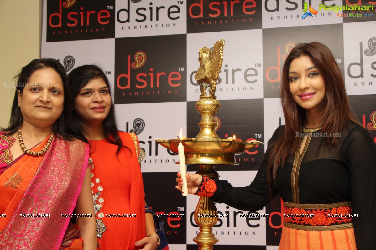 Payal Ghosh inaugurates Desire Designer Exhibition in Hyderabad