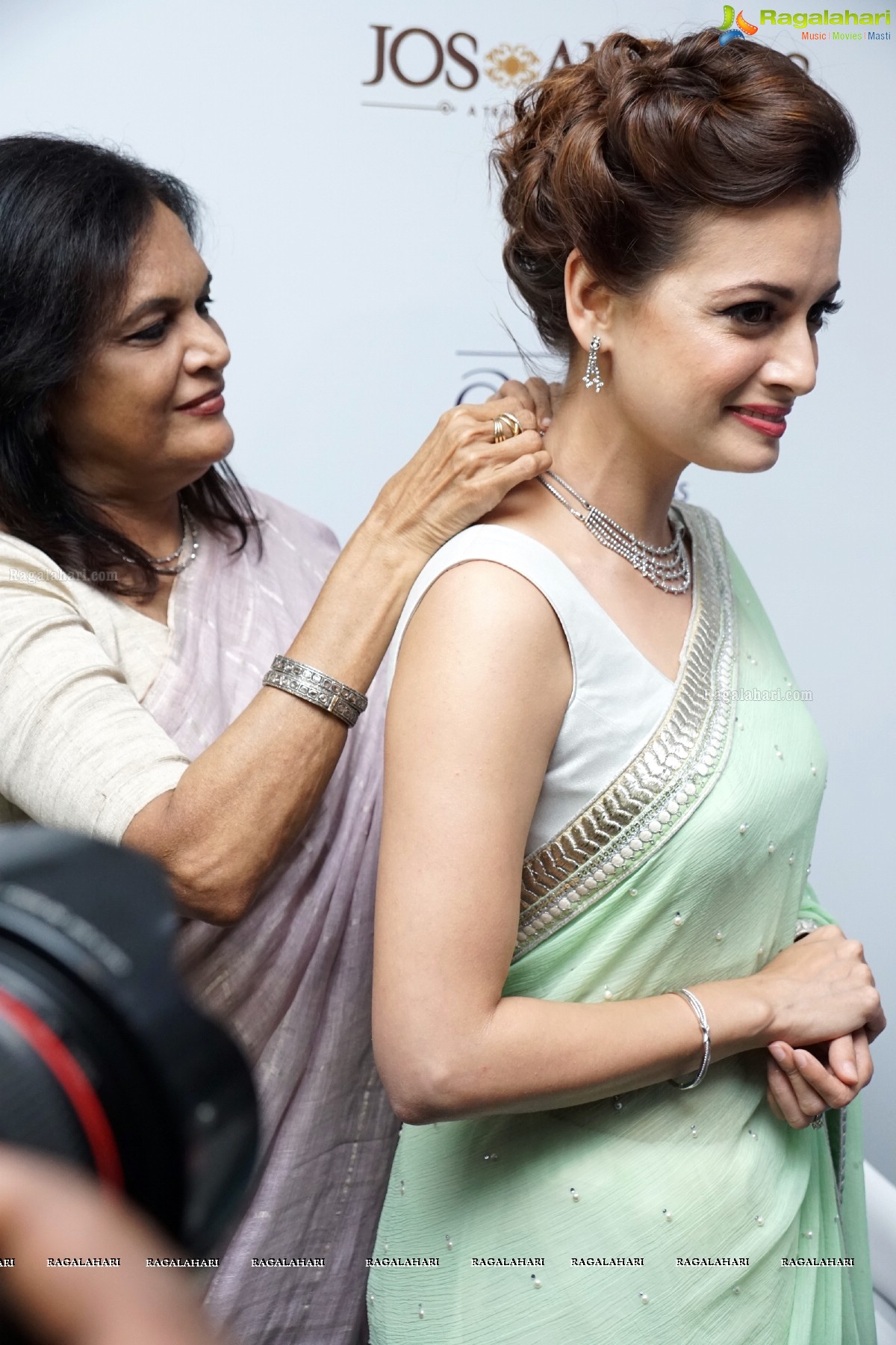 Dia Mirza launches Platinum Evara at Jos Alukkas