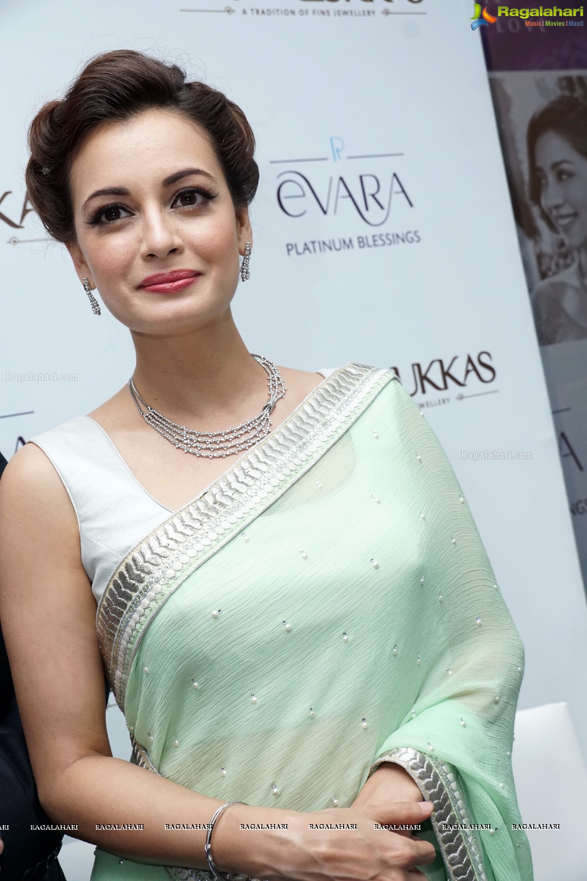 Dia Mirza launches Platinum Evara at Jos Alukkas