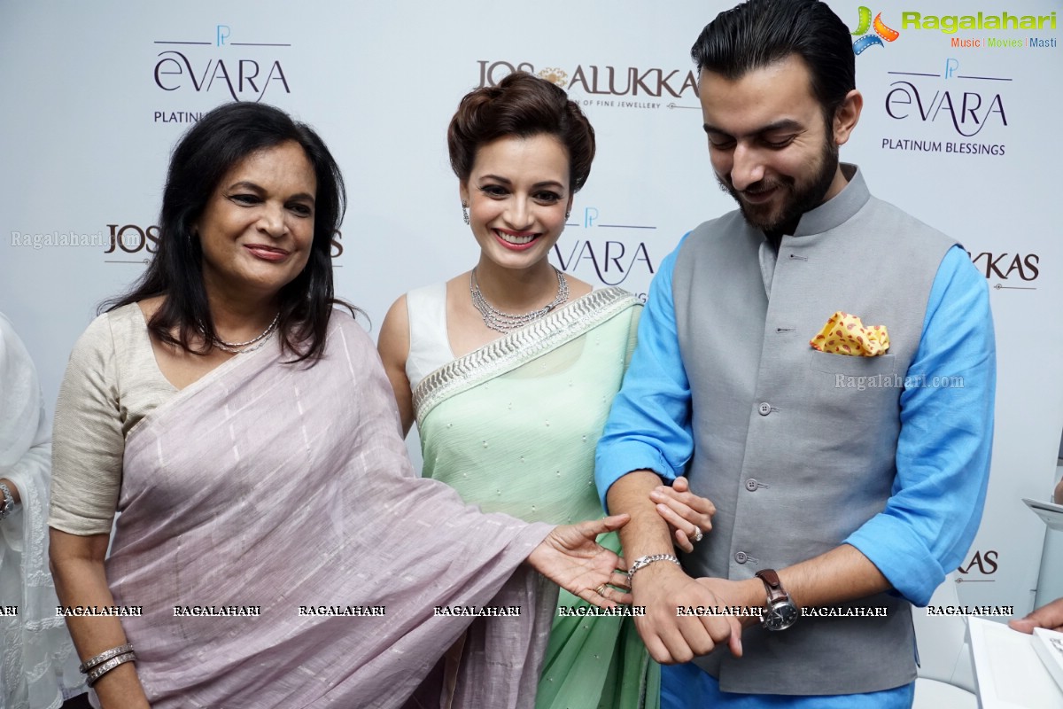 Dia Mirza launches Platinum Evara at Jos Alukkas