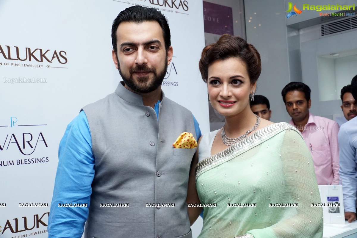 Dia Mirza launches Platinum Evara at Jos Alukkas