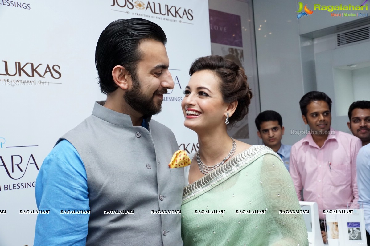 Dia Mirza launches Platinum Evara at Jos Alukkas