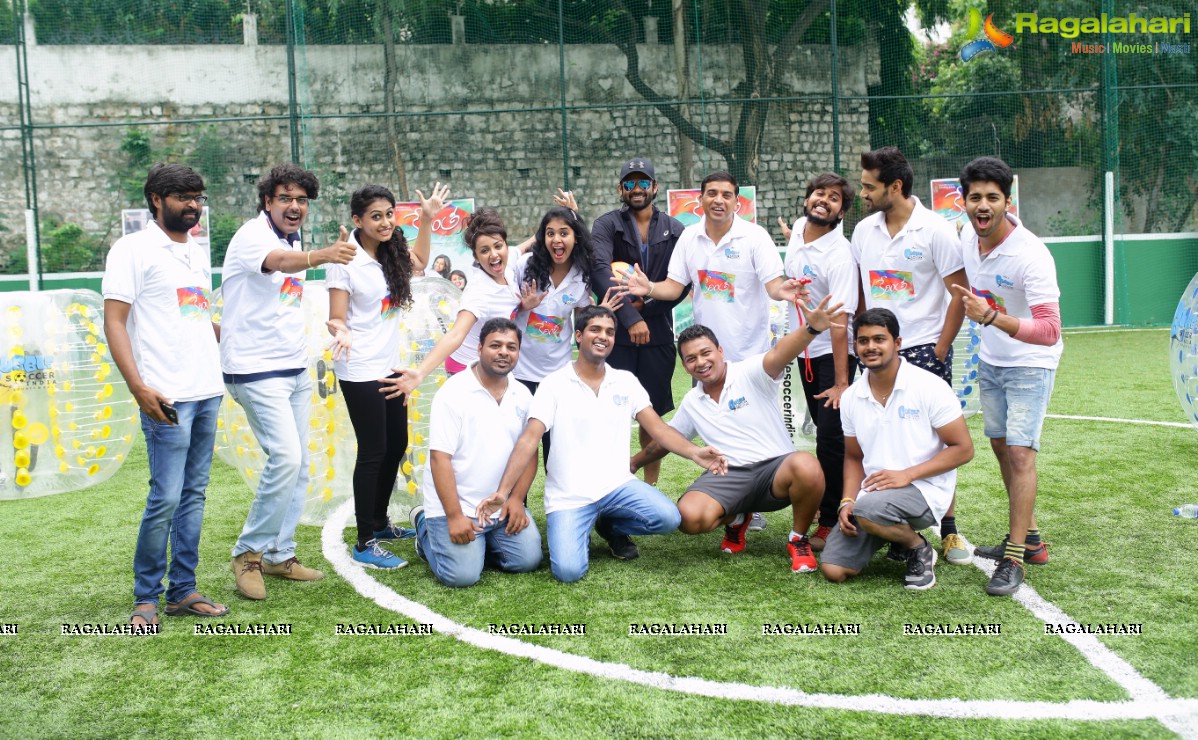 Kerintha Team at Bubble Soccer Hyderabad