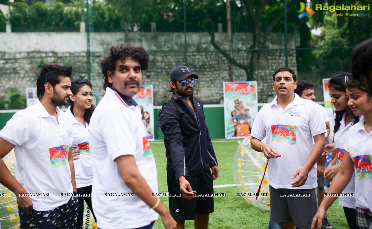 Kerintha Team at Bubble Soccer Hyderabad