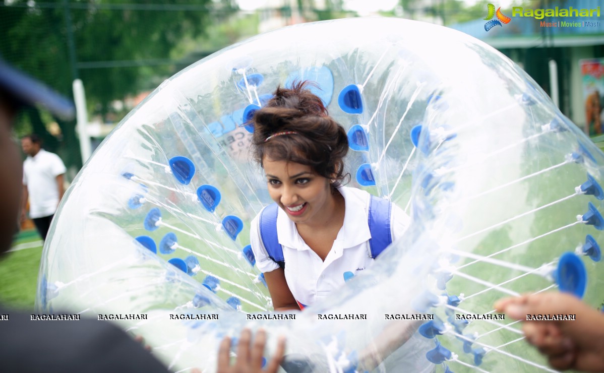 Kerintha Team at Bubble Soccer Hyderabad