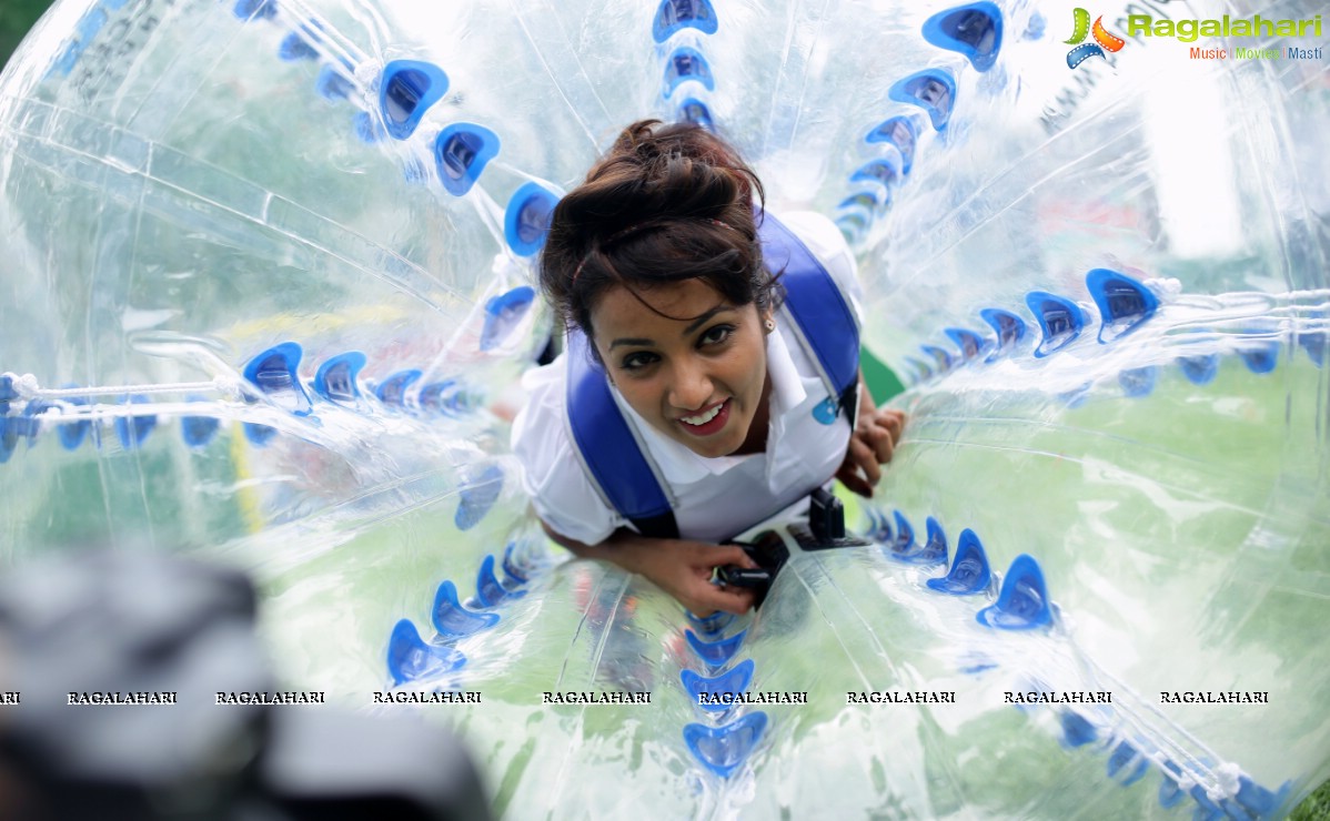 Kerintha Team at Bubble Soccer Hyderabad