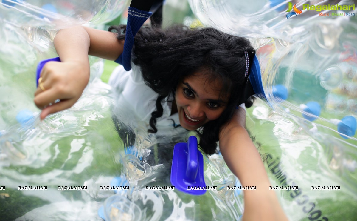 Kerintha Team at Bubble Soccer Hyderabad