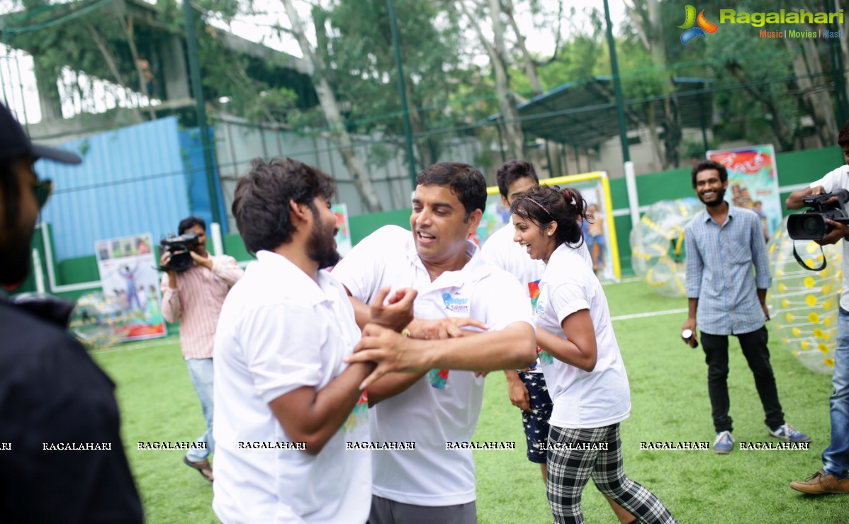 Kerintha Team at Bubble Soccer Hyderabad