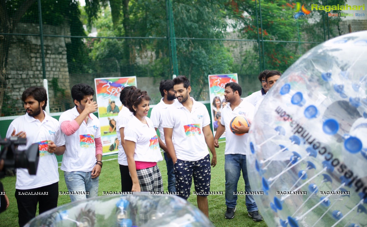 Kerintha Team at Bubble Soccer Hyderabad