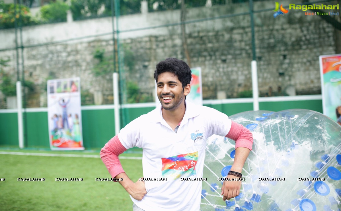 Kerintha Team at Bubble Soccer Hyderabad