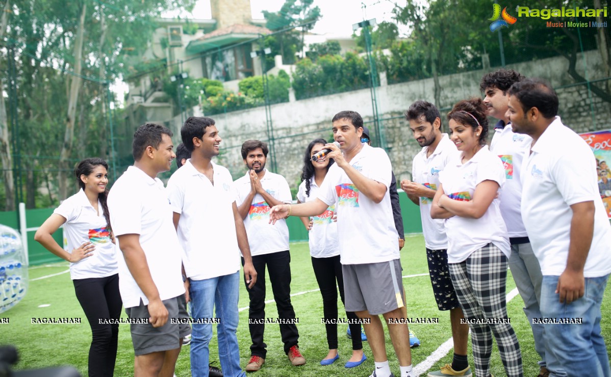 Kerintha Team at Bubble Soccer Hyderabad