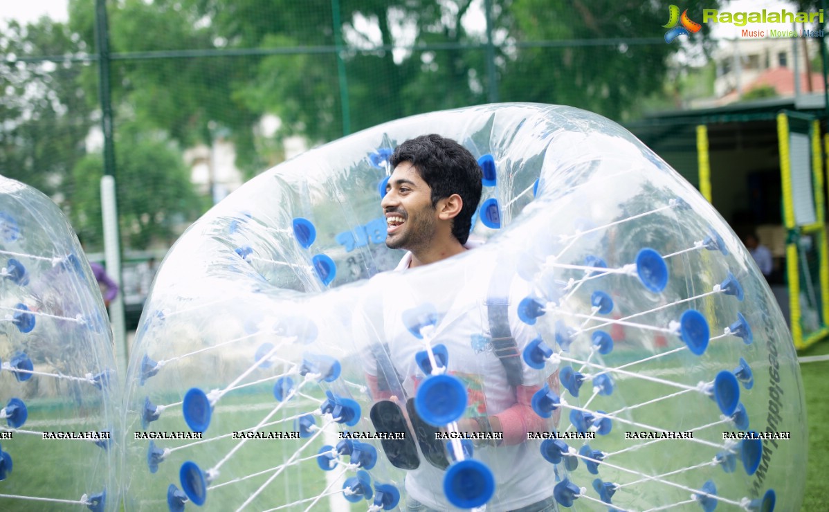 Kerintha Team at Bubble Soccer Hyderabad