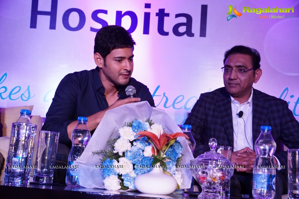 Mahesh Babu at Rainbow Hospitals Press Meet