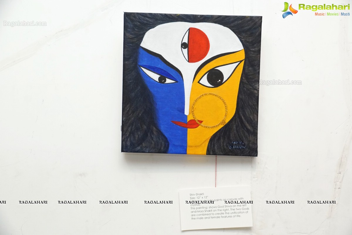 Maya Nelluri Art Exhibition at State Art Gallery