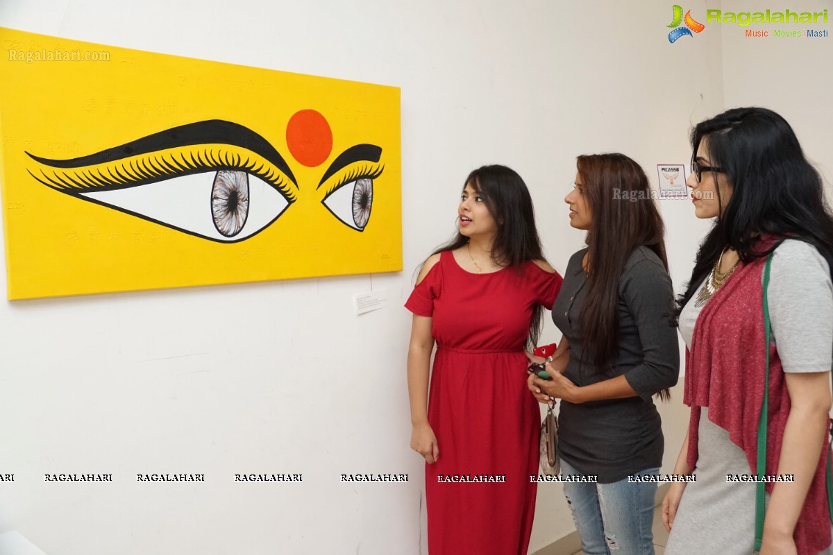 Maya Nelluri Art Exhibition at State Art Gallery