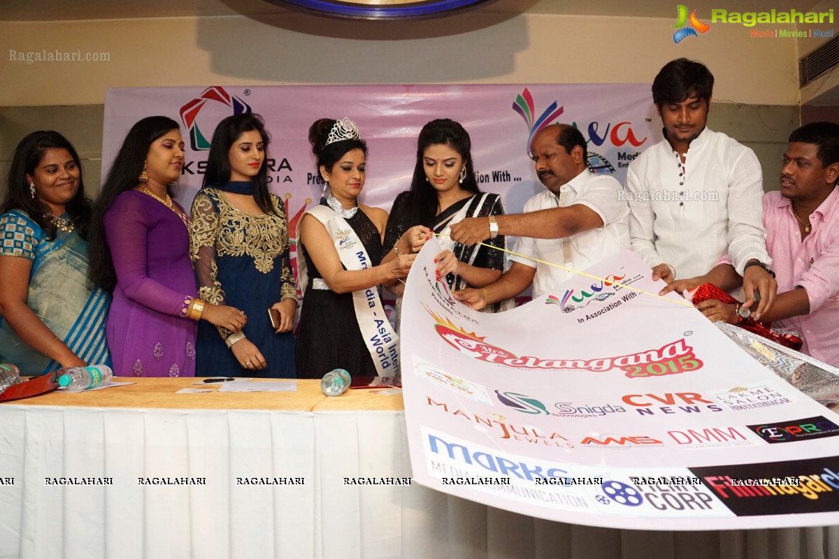 Mrs Telangana 2015 Curtain Raiser