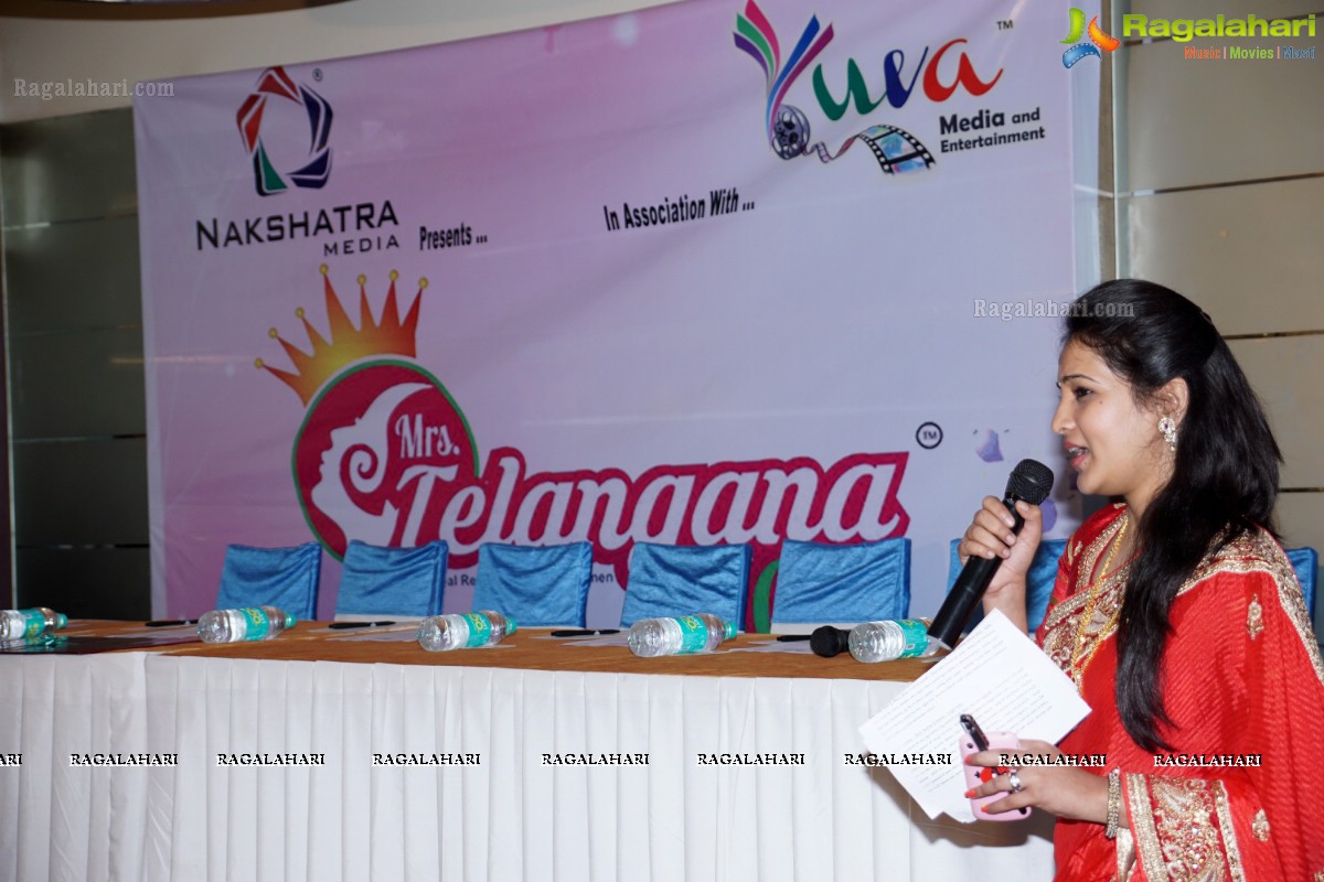 Mrs Telangana 2015 Curtain Raiser