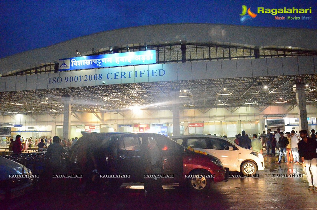 Nara Rohith at Vizag Airport