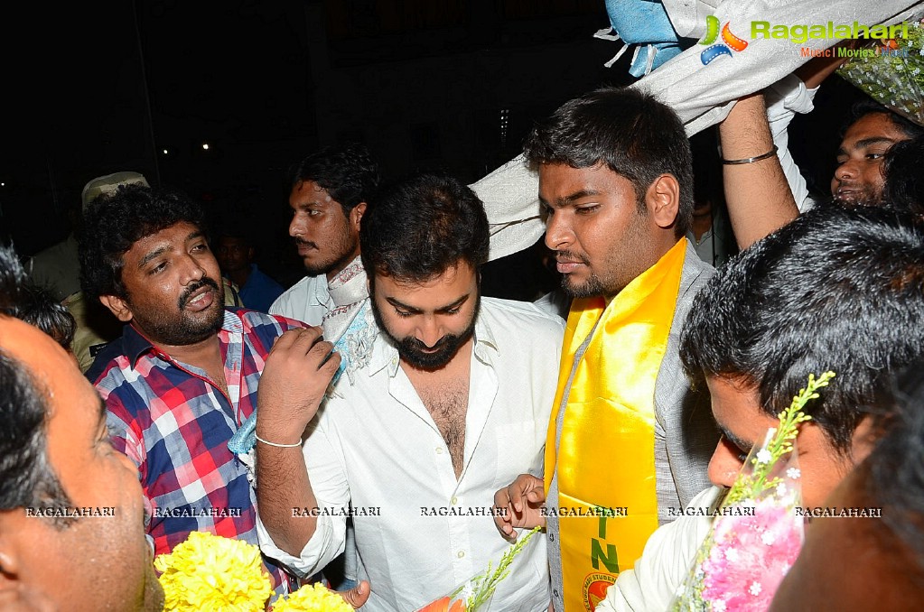 Nara Rohith at Vizag Airport